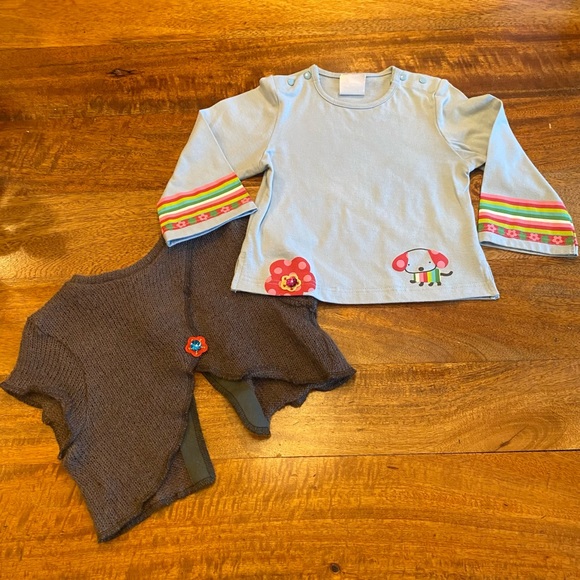 Girls Catimini Tee Sweater Set - Picture 2 of 9